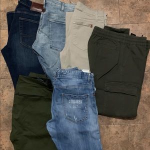 Lot of 6 pants